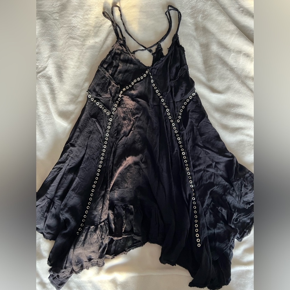 Free People flowy steal dress, Size S/M